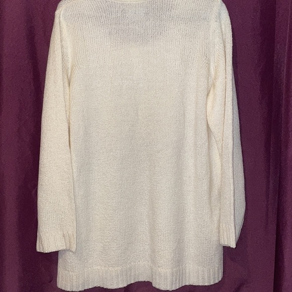 NWT Avenue size 18/20 Women’s cream pullover sweater - Picture 7 of 8